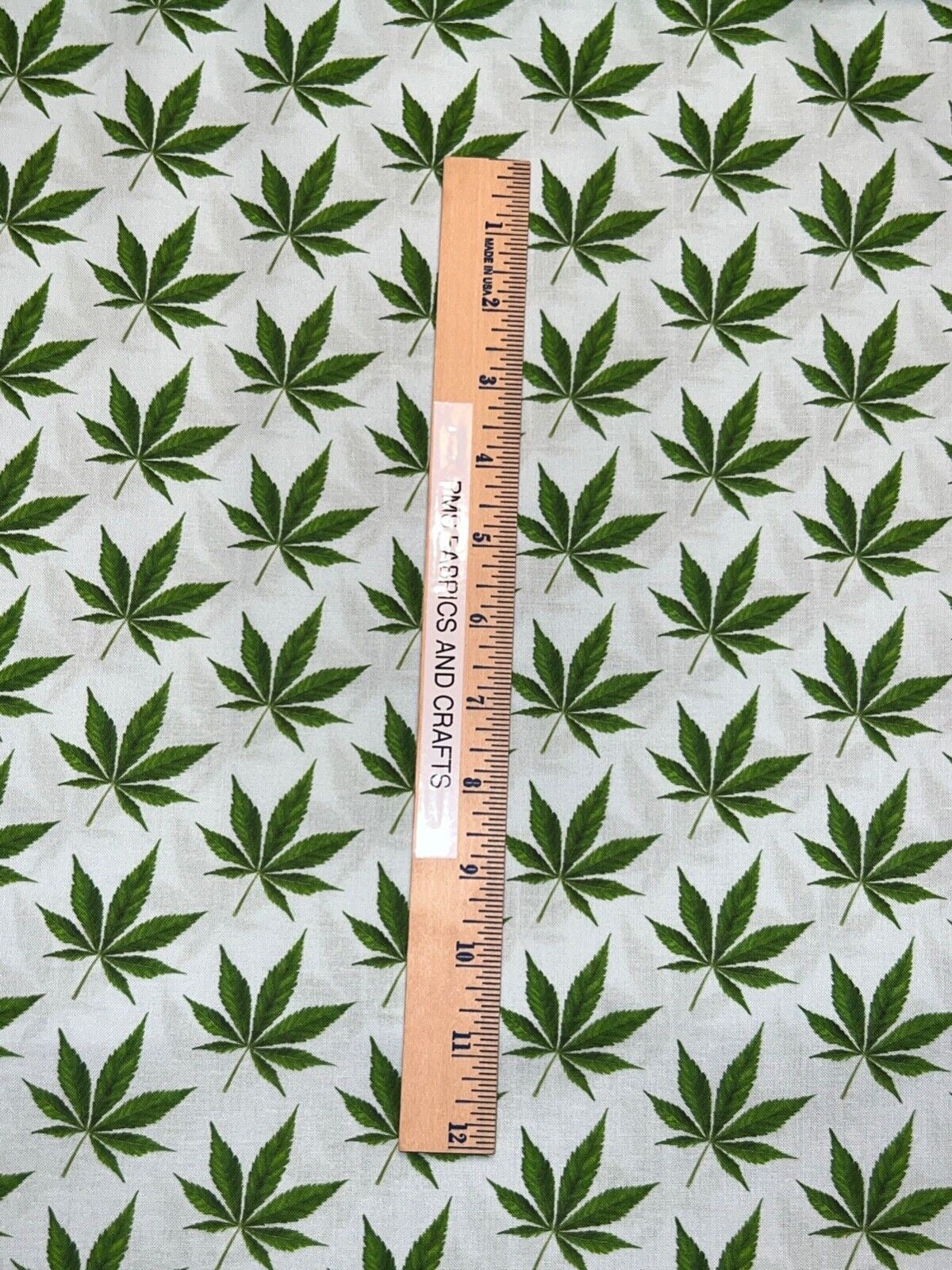 TT Cannabis Leaves Digitally printed 100% cotton fabric by the yard 36x44 CD1456 - free ship to USA