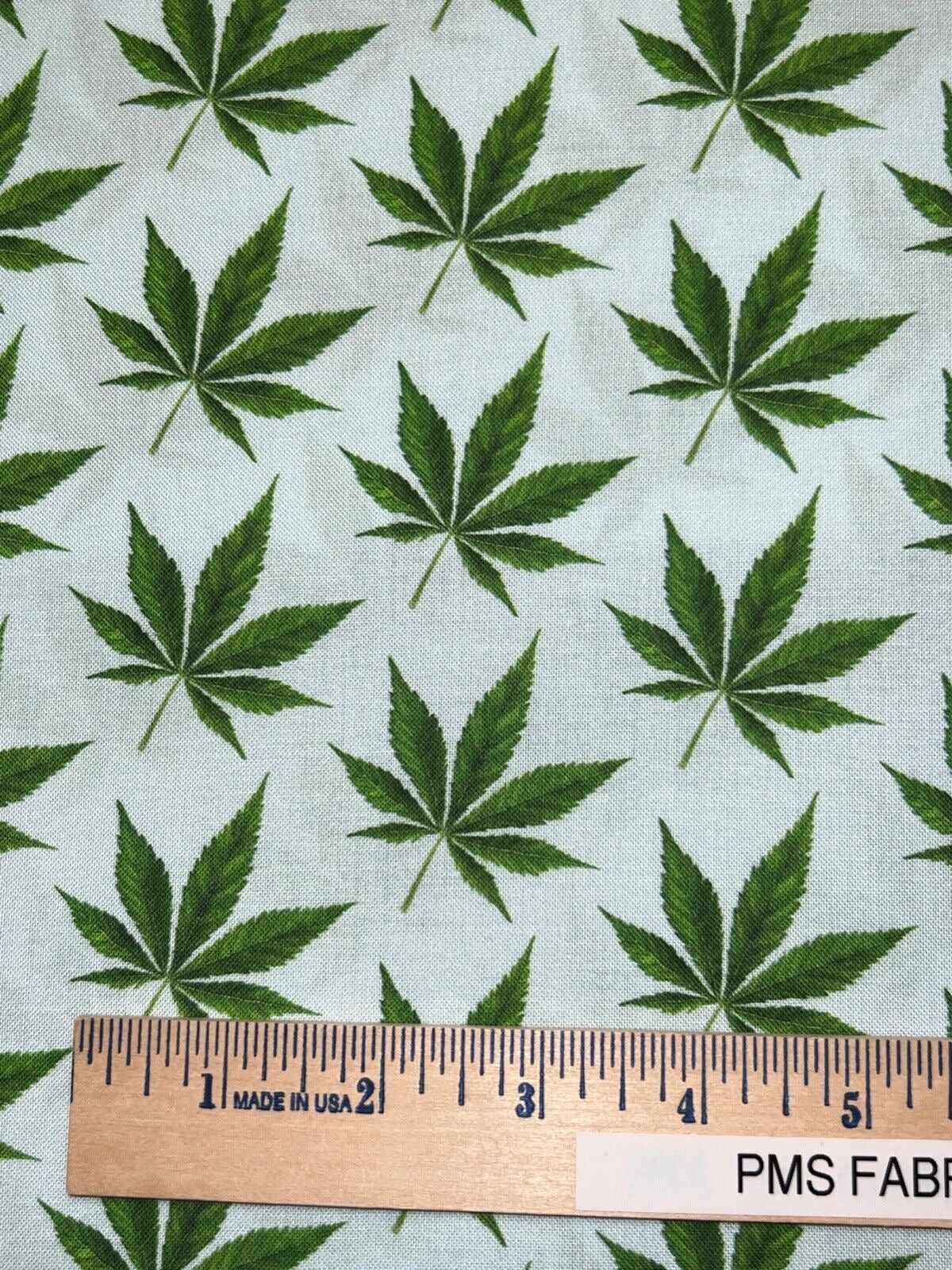 TT Cannabis Leaves Digitally printed 100% cotton fabric by the yard 36x44 CD1456 - free ship to USA