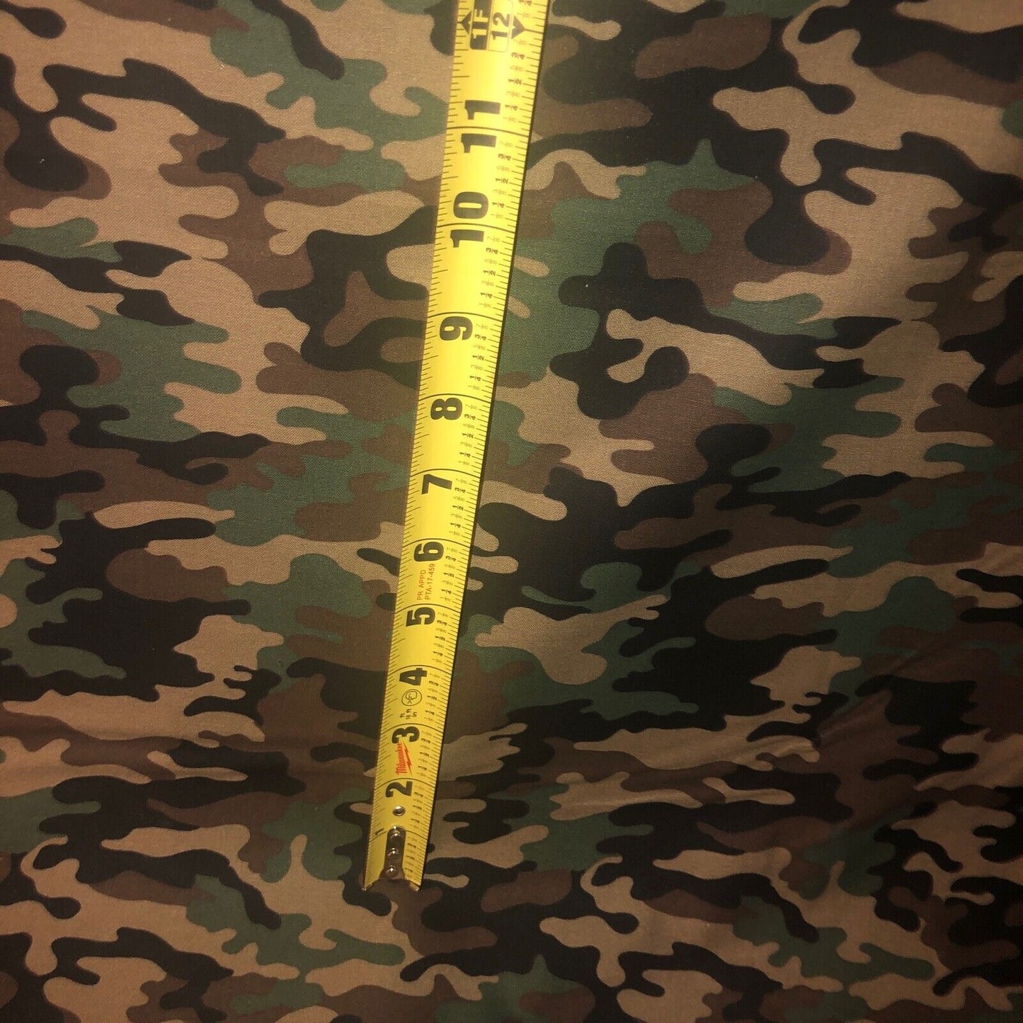 MDG CAMO 100% med cotton fabric by the yard 36 x 44 inches - Army Green - greens brown Military - free shio to USA