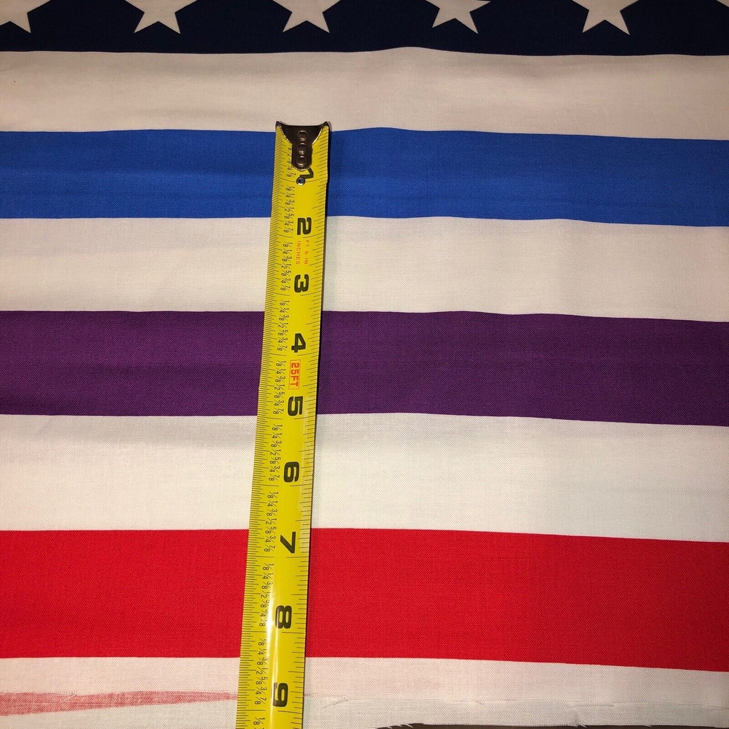 RK LGBT Rainbow Pride Flag 100% cotton fabric panel appr 23 x 44 not ready made - free ship to USA