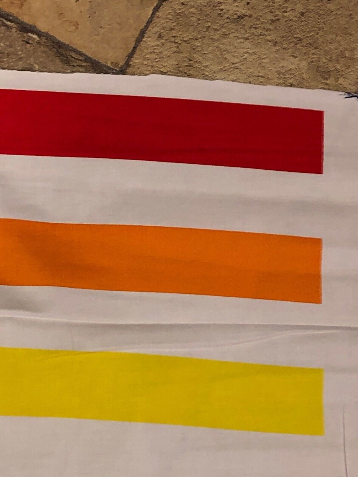 RK LGBT Rainbow Pride Flag 100% cotton fabric panel appr 23 x 44 not ready made - free ship to USA