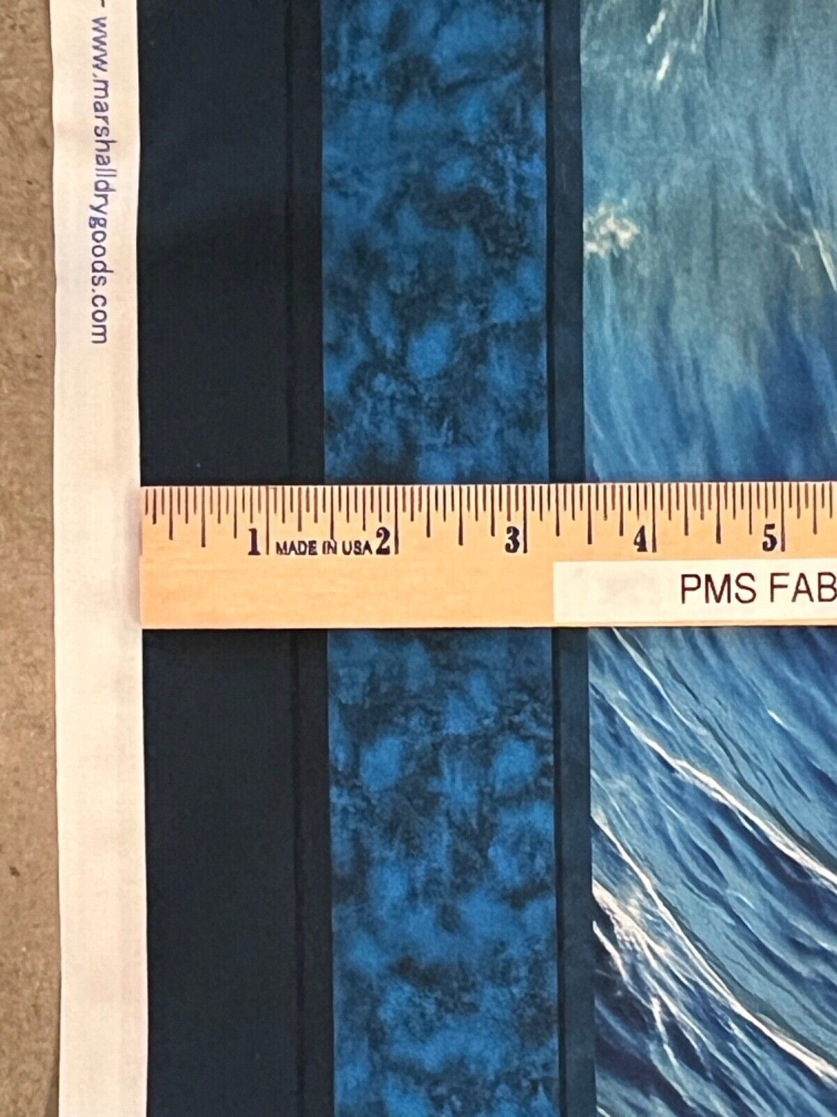 Moses Parts The Sea 100% cotton fabric panel approx 36 tall x 44/45 wide Faith - free ship to USA